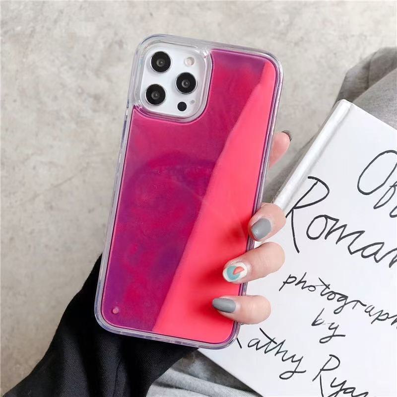 Luminous Liquid Quicksand Phone Case for iPhone