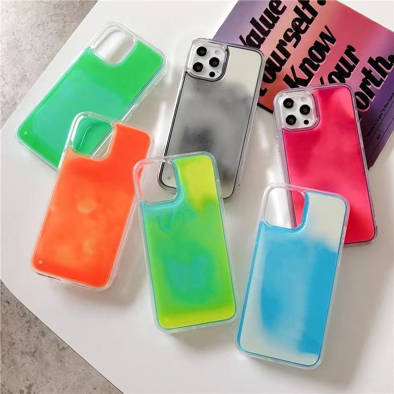 Luminous Liquid Quicksand Phone Case for iPhone